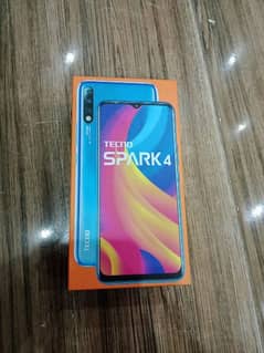 tecno spark 4 with box