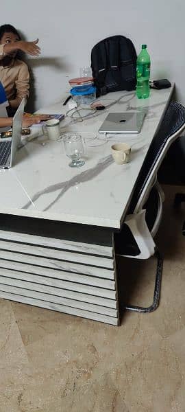 Luxury office Table 1.5x6ft, brand new no dents or marks 1