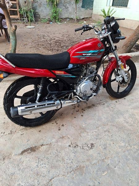 yb 125z dx all ok lush condition new bike nmber nai laga 12