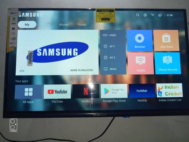 Samsung Android 32" led 3