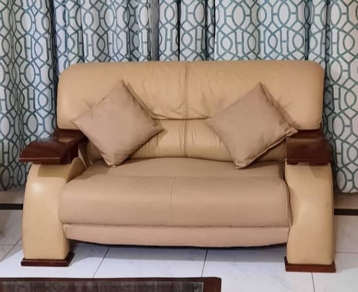 Malaysian Original Leather Sofa 1