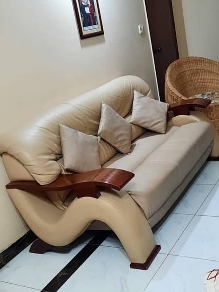 Malaysian Original Leather Sofa 3