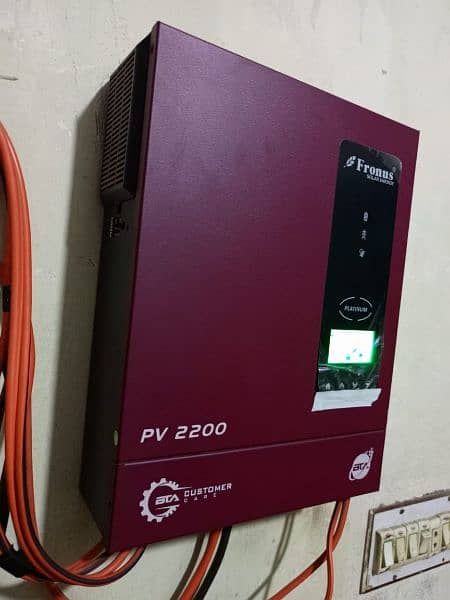 fronus platinum pv2200 inverter 1