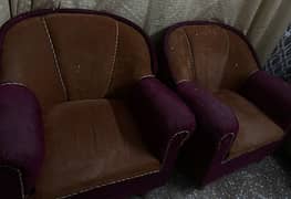 sofa set / 5 seater sofa / with table