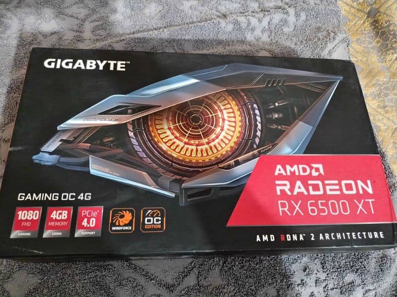 Gigabyte Rx 6500XT OC 4gb New 5