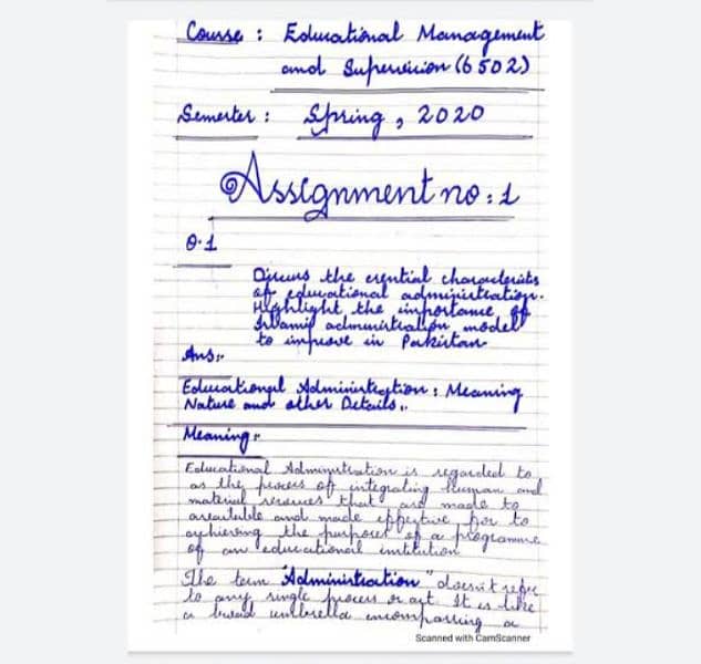 Handwriting assignment jobs 0