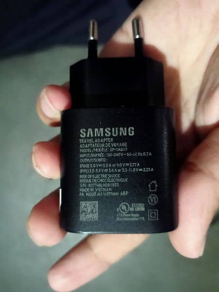 Samsung s21 ultra charger+ cable 25watt and C- type cable 2