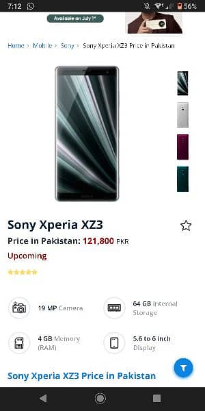 Sony xperia xz23 4