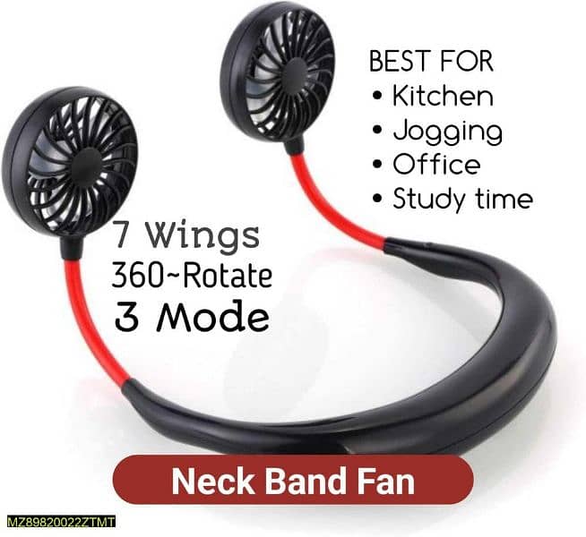 Mini Recgargeable Portable Neck Fans 0