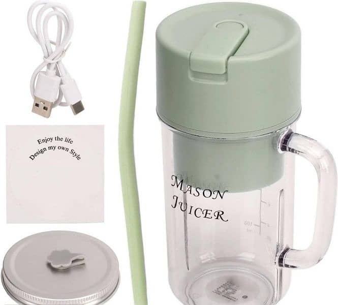 Portable Mini Juicer - USB Rechargeable & Powerful 0