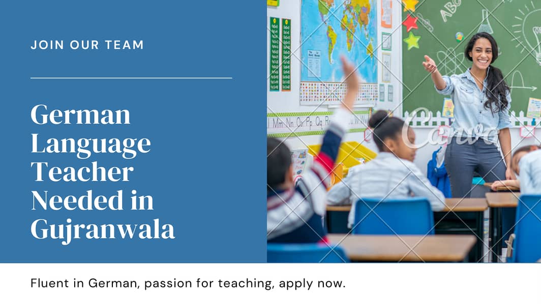 need german language teacher in gujranwala 1