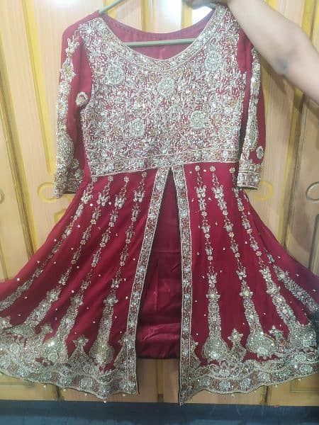 Heavy Bridal Farshi lehnga dress 4