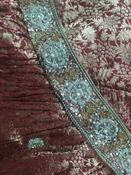 Heavy Bridal Farshi lehnga dress 9