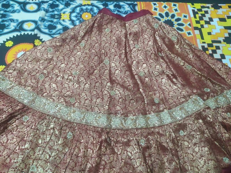 Heavy Bridal Farshi lehnga dress 13