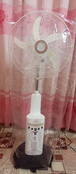New Rechargeable floor fan 12v AC DC long back up 4
