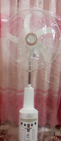New Rechargeable floor fan 12v AC DC long back up 6