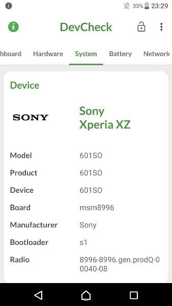Sony XZ 1