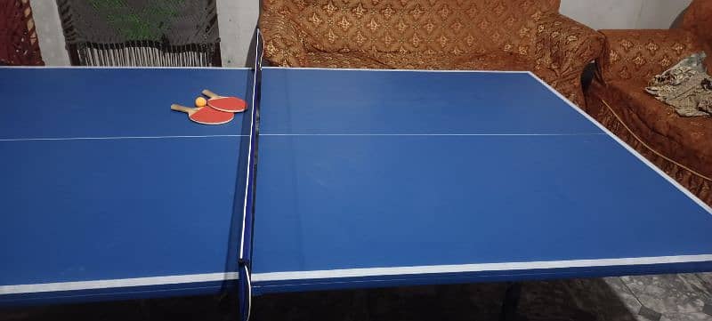 TABLE TENNIS foldable and moveable with tyres 5