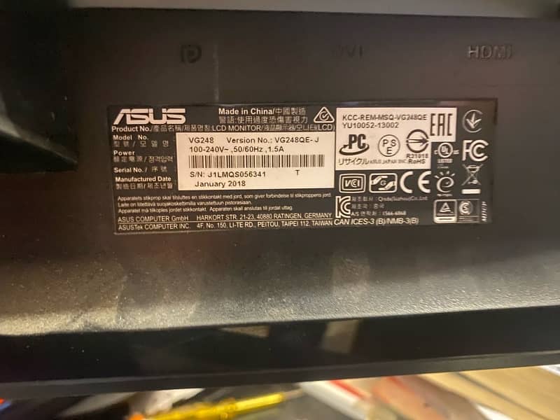 Asus Gaming monitor 2