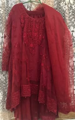 red/maroon Gharara 0