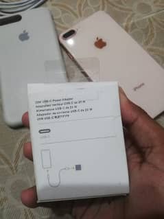 I phone 8 plus 64 GB JV 4 month SIM time available with original Shape