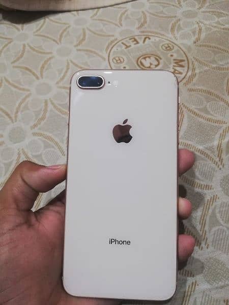 I phone 8 plus 64 GB JV 4 month SIM time available with original Shape 4