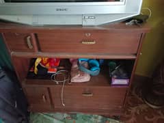 Sony flat tv with trolley