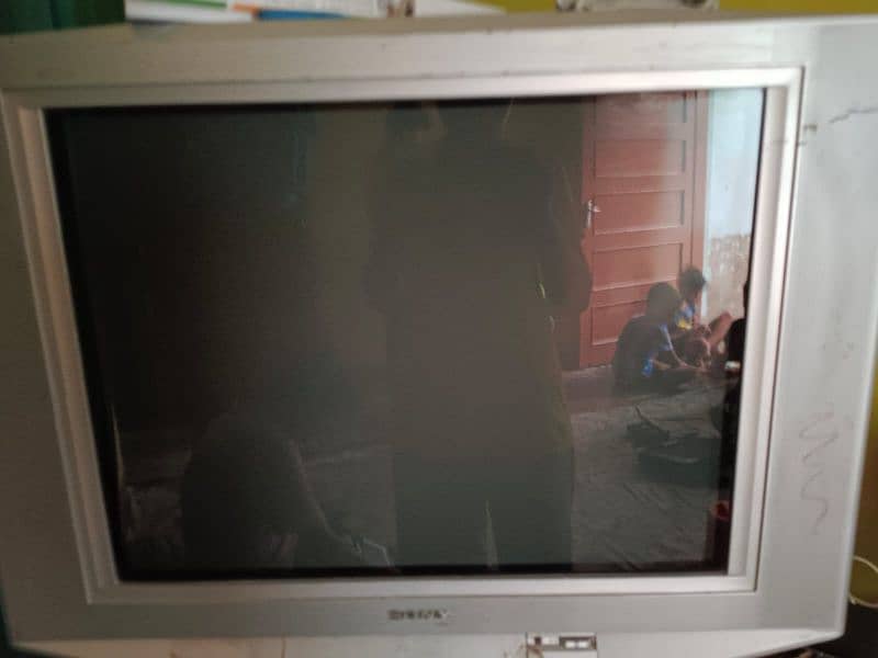 Sony flat tv with trolley 1