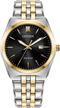 Citizen Men's Classic Corso Eco-Drive Watch, 3-Hand Date, Luminous Ha