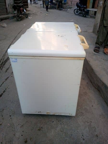 Hair 54 inches Double Door  freezer 4