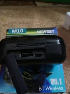 M10 earbuds 1 earbud not working price negotiable