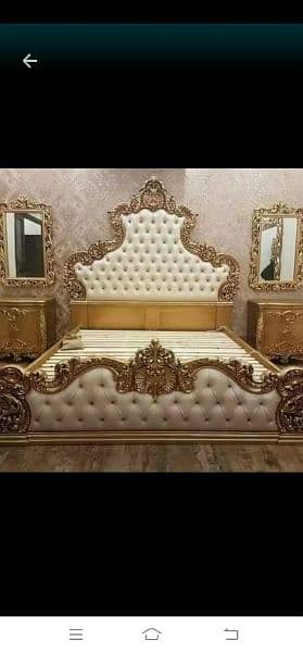 chinyoti beds-sofa set-bridal Bedset-wooden beds-sofa 5