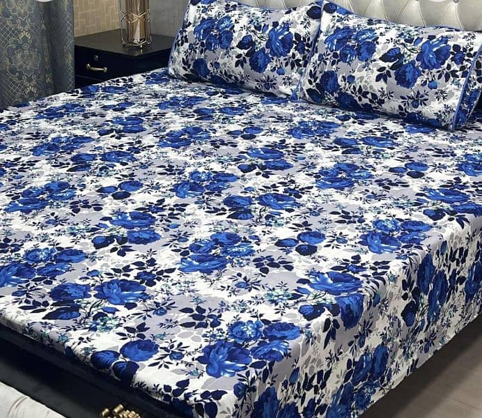 3pc printed double bedsheets 11