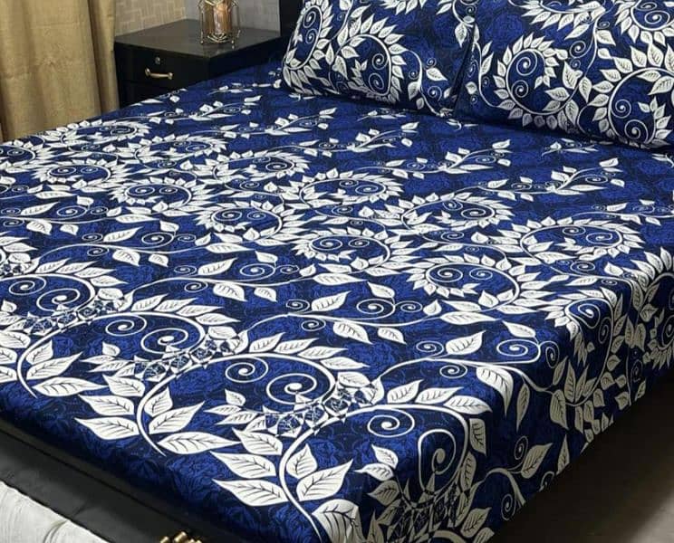 3pc printed double bedsheets 15
