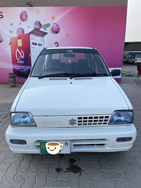 Mehran 2019 Total Geniun white colour power window and steering 2