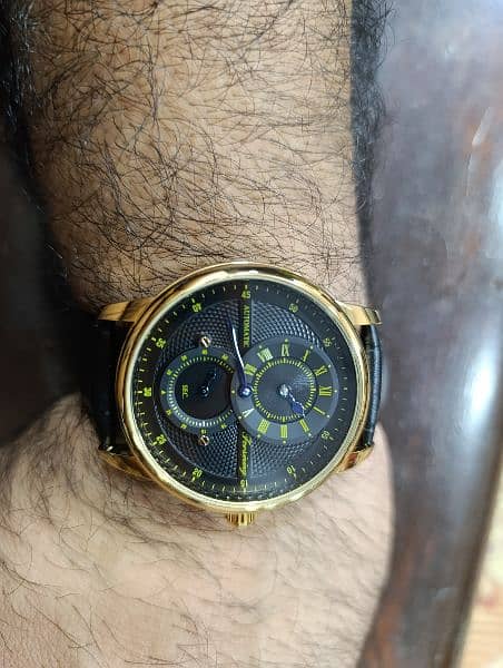 Very Rare Brand New Automatic Forsining Gold Plated Regulator watch 1