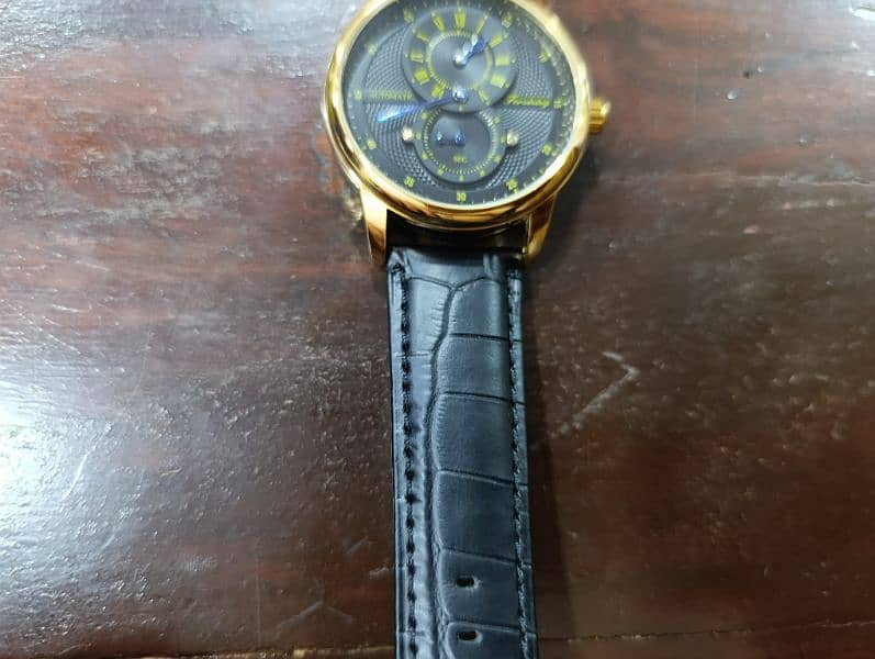 Very Rare Brand New Automatic Forsining Gold Plated Regulator watch 14