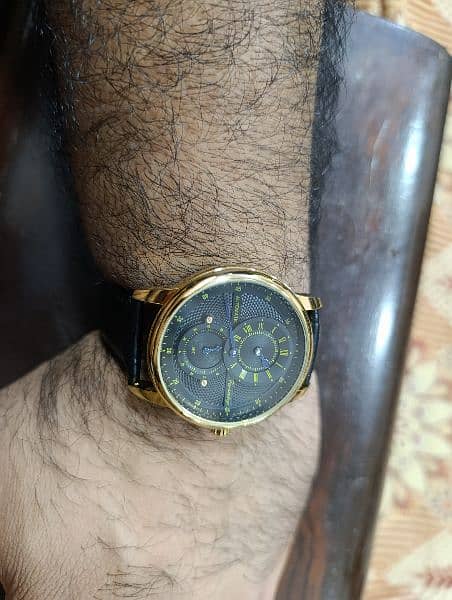 Very Rare Brand New Automatic Forsining Gold Plated Regulator watch 15