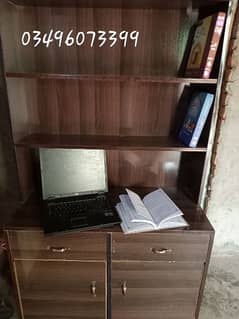 Bilkul achi halat hai computer and books teble 03496073399