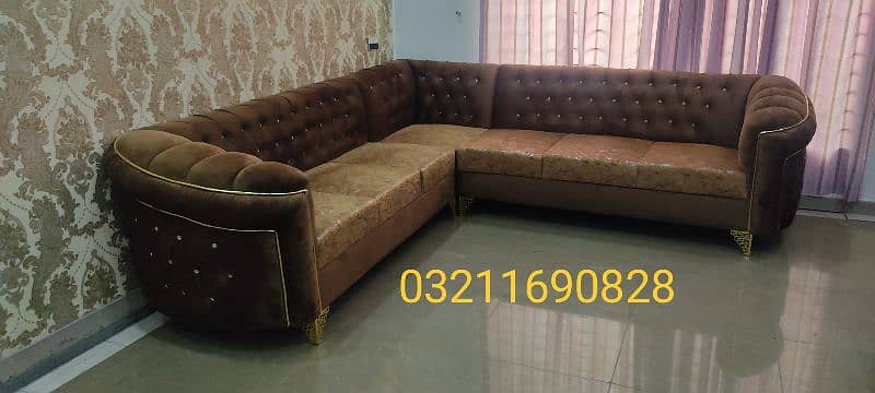 L Shape Sofa, Corner Sofa set, Bed, Dining, Center Table, Furniture 0