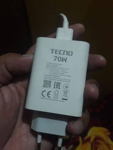 Tecno 70w original charger 0