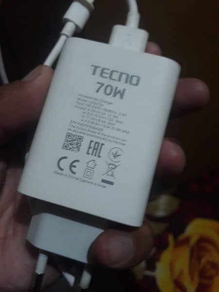 Tecno 70w original charger 4