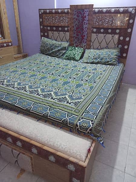 King Size Bed With Mattress 1