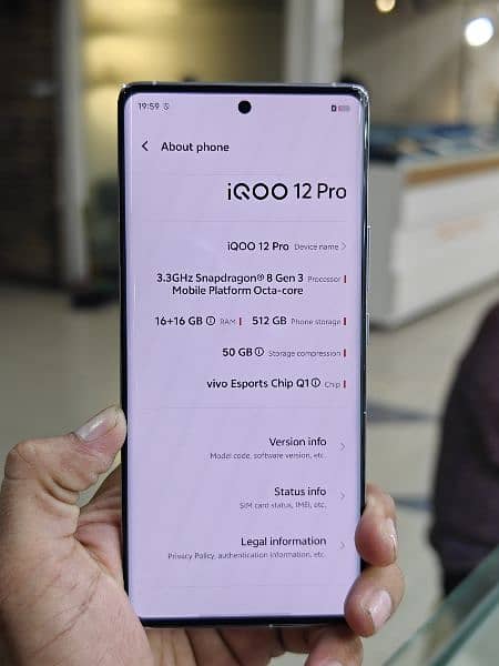 iQoo 12 Pro 16/512 Complete Available 5