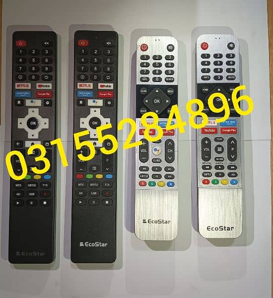 Haier/TCL/Sony/ Eco-star/Samsung Smart original voice remote control 4