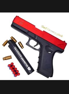 Glock Soft Bullet Gun Toy Shell Ejection Foam Darts Blaster Pistol 0