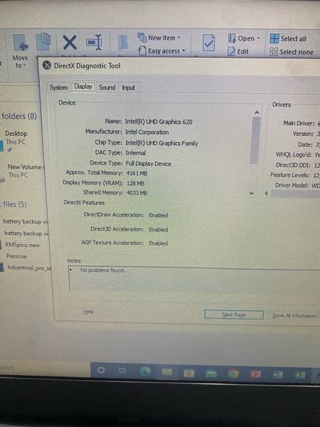 Lenovo Corei5 8th Generation 8GB Ram 256GB SSD 7