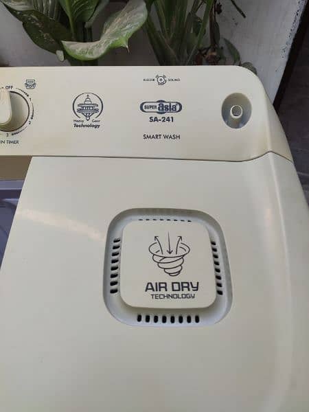 Super Asia Washing Machine + Drayer (SA-241) 1