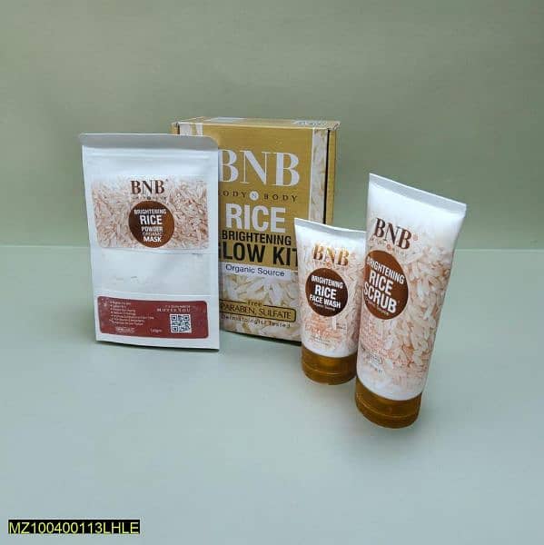 Whitening And Brightening Rice Facial Kit 0