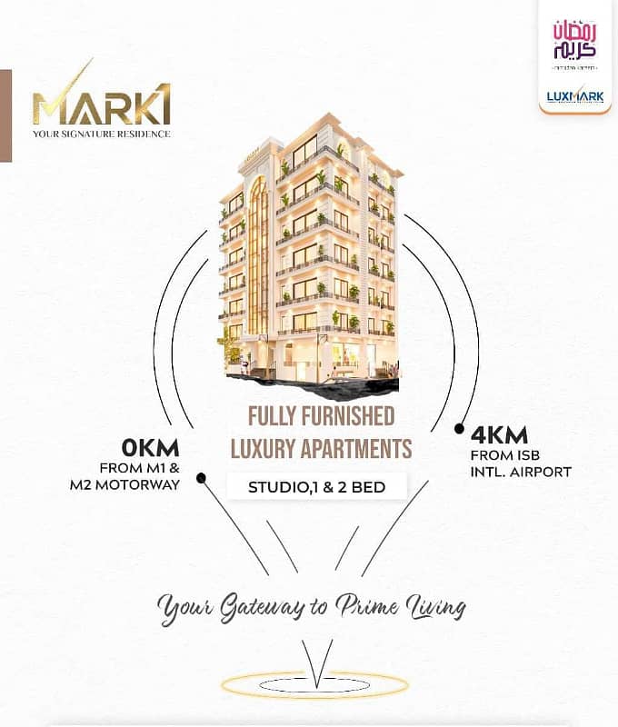 Mark 1 Project Fully Furnished apartments On Installment 0
